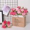 4 Packs Peonies Artificial Flowers, Mixed Pink Artificial Peonies, Silk Peonies Flowers Fake Peonies Artificial Flowers Peonies Bouquet for Centerpiece Table Wedding Party Home Decor
